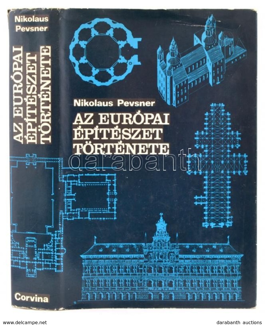 Pevsner, Nikolaus: Az Európai építészet Története. Bp., 1972, Corvina. Vászonkötésben, Papír Védőborítóval, Jó állapotba - Zonder Classificatie