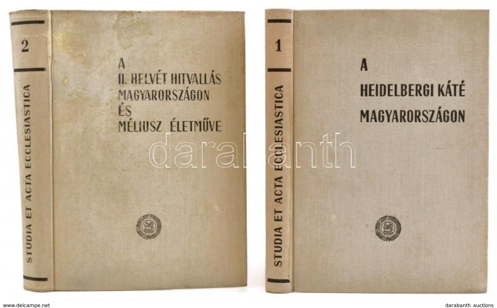 Studia Et Acta Ecclesiastica Sorozat I-II. Kötet. Szerk.: Dr. Bartha Tibor. I. Kötet: A Heidelbergi Káté Története Magya - Unclassified