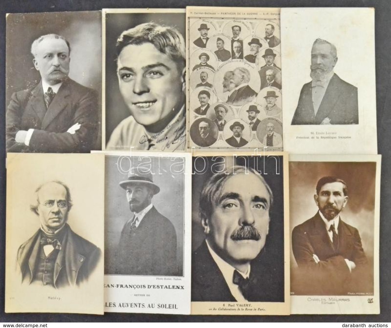 Egy Doboznyi (kb. 400 Db) RÉGI Motívum Képeslap; Híres Emberekkel / Cca. 400 Pre-1945 Motive Postcards In A Box; Famous  - Unclassified