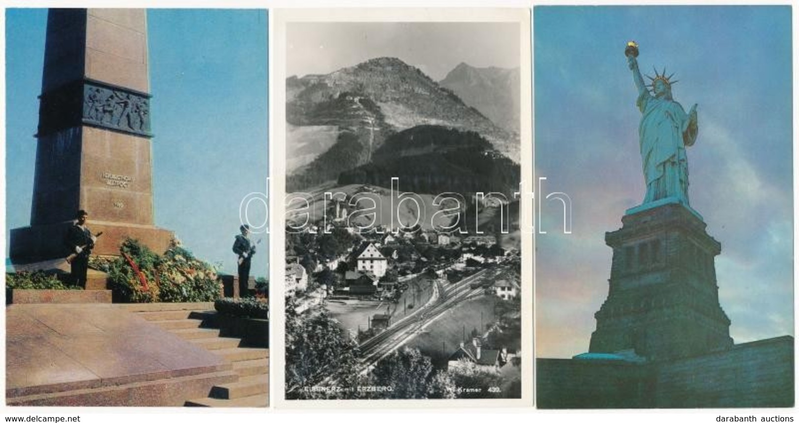 ** * 37 Db Főleg MODERN Külföldi Városképes Lap / 37 Mainly MODERN European And Worldwide Town-view Postcards - Non Classés