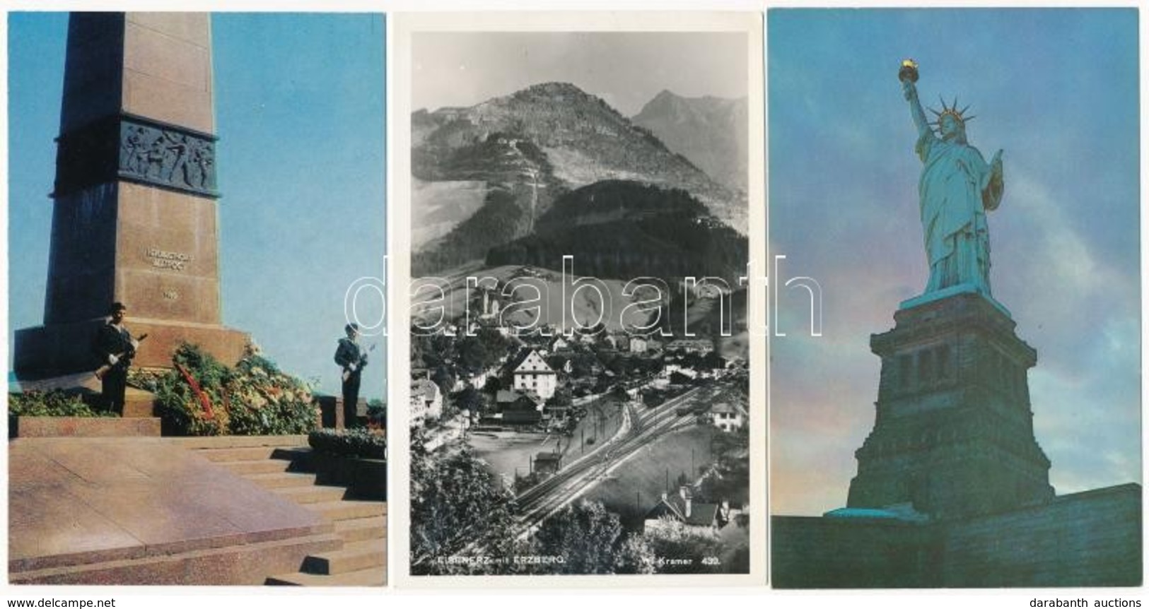 ** * 37 Db Főleg MODERN Külföldi Városképes Lap / 37 Mainly MODERN European And Worldwide Town-view Postcards - Unclassified