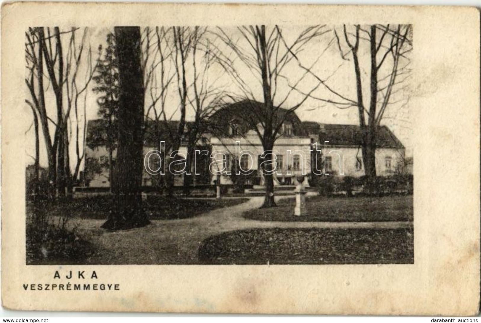 T2/T3 1926 Ajka (Veszprém Megye), Niernsee Kastély (fa) - Non Classés