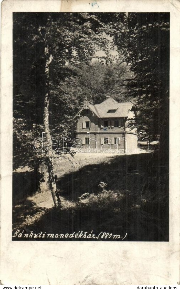 * T2/T3 1934 Bánkút, Magyar Turista Egyesület Menedékháza. Photo (EK) - Unclassified