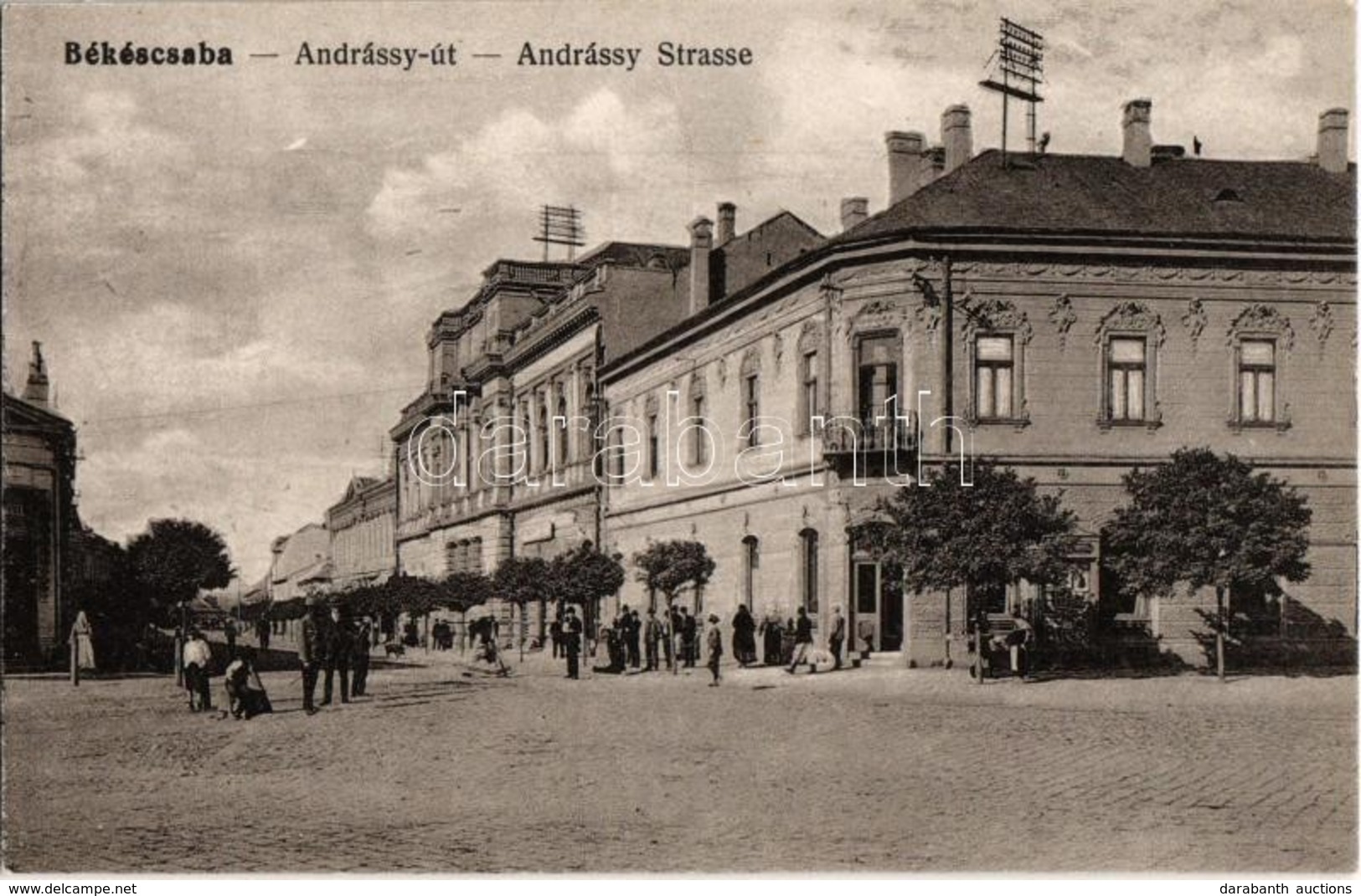 ** T2 Békéscsaba, Andrássy út, üzlet. Kiadja Tevan Adolf - Zonder Classificatie