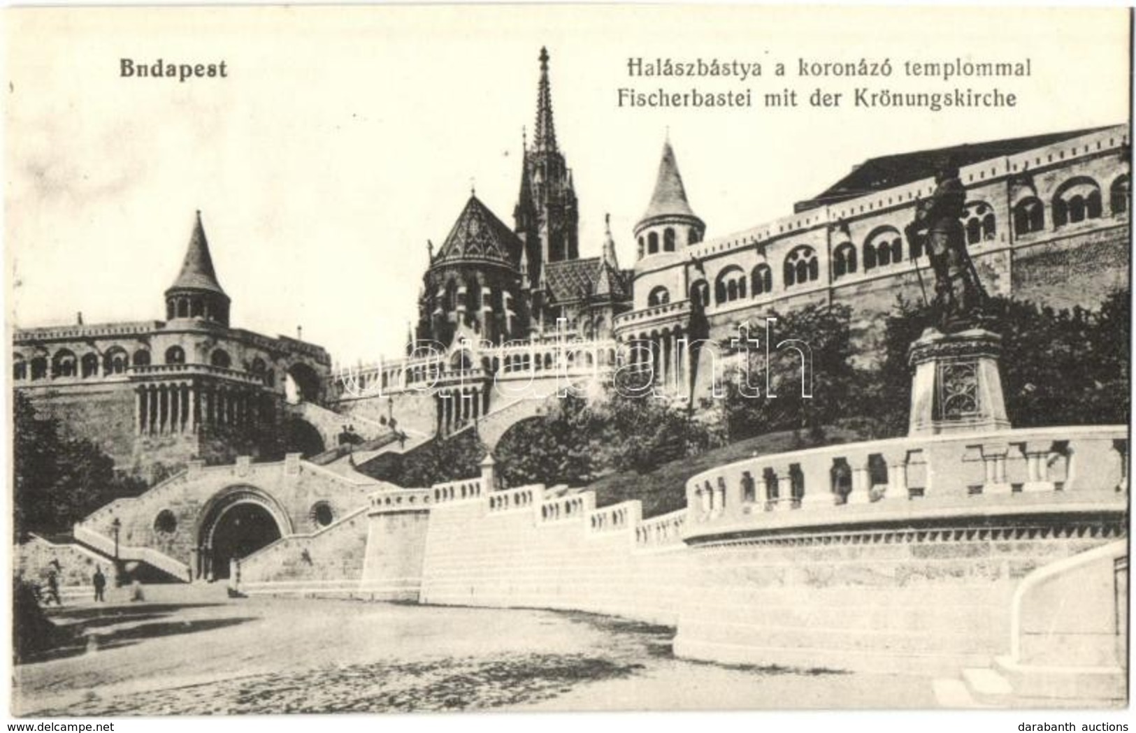 ** T1 Budapest I. Halászbástya A Koronázó (Mátyás) Templommal - Unclassified