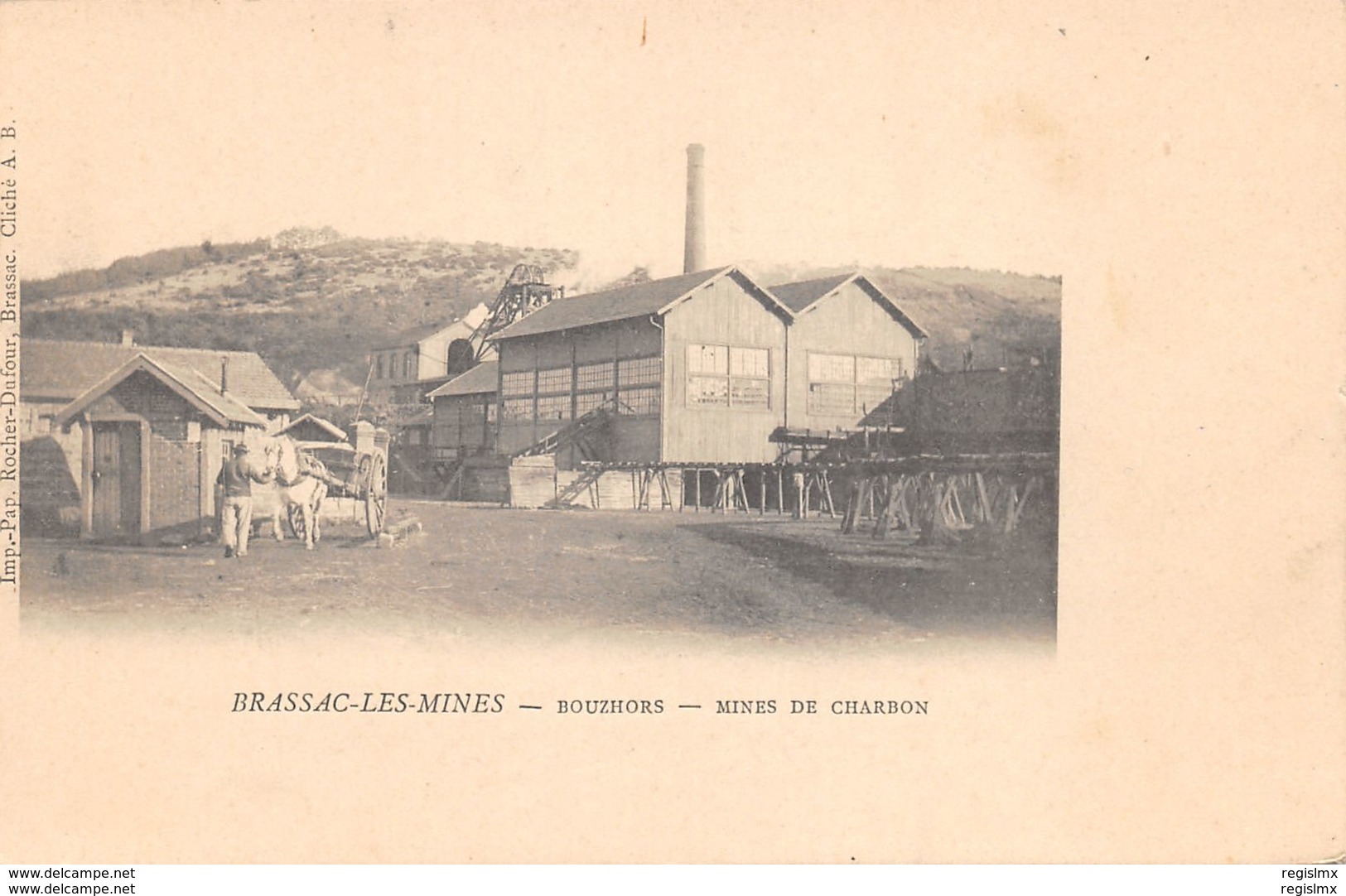 63-BRASSAC LES MINES-BOUZHORS MINES DE CHARBON-N°R2046-D/0359 - Autres & Non Classés