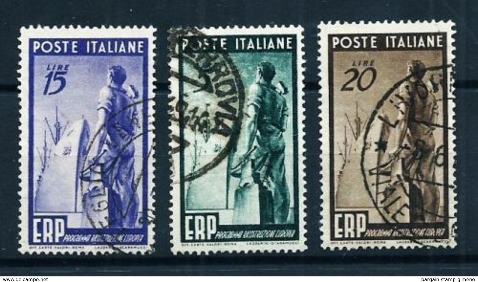 Italia Nº 539/41 Usado Cat.50€ - 1946-60: Usados