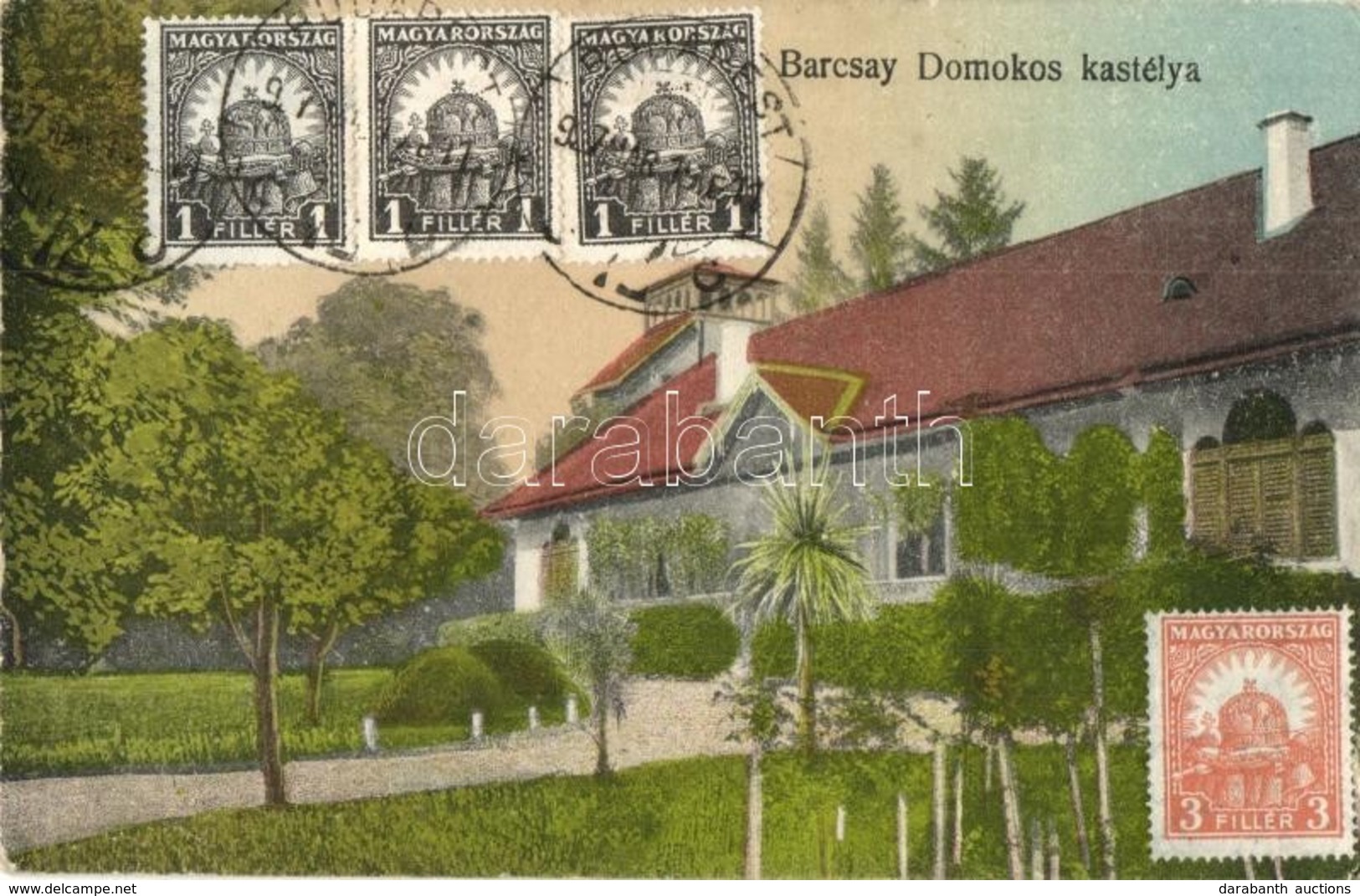 T2/T3 Bánffyhunyad, Huedin; Barcsay Domokos Kastély. Fogyasztási Szövetkezet Kiadása / Castle.  TCV Card (EK) - Non Classés