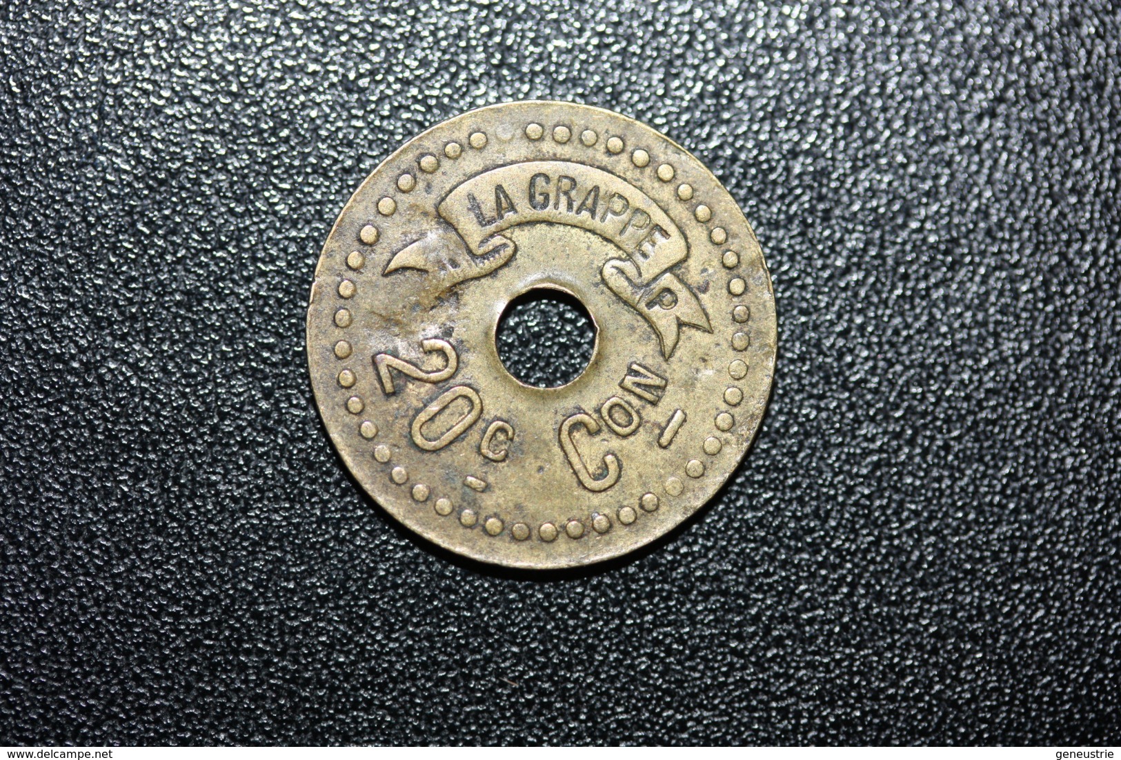 Monnaie De Nécessité "20c / La Grappe" Jeton De Bistrot Parisien - French Token - Monétaires / De Nécessité