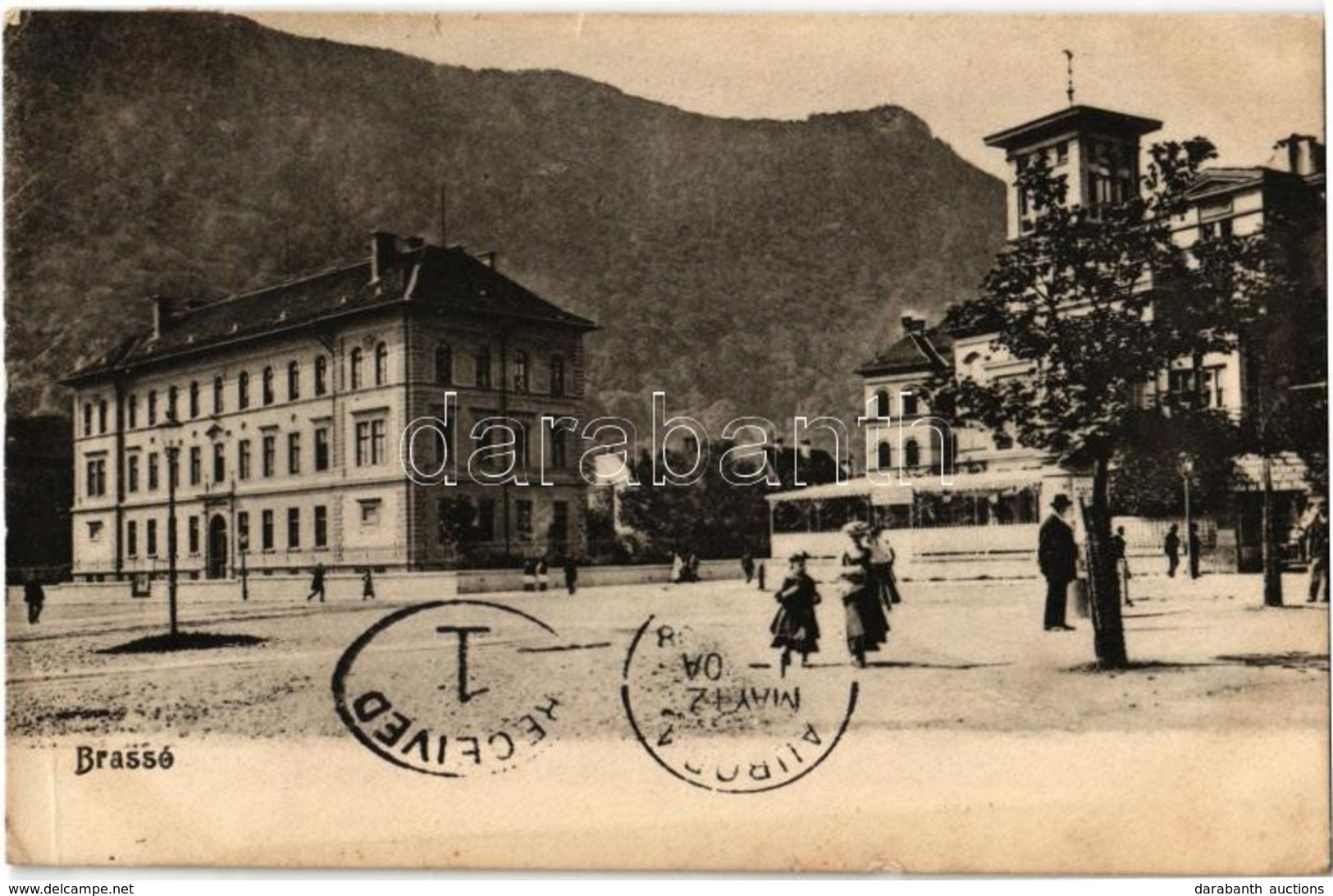 T2/T3 1908 Brassó, Kronstadt, Brasov; Magyar Kereskedelmi Akadémia, Kertsch Nyaraló / Hungarian Academy Of Commerce, Vil - Sin Clasificación