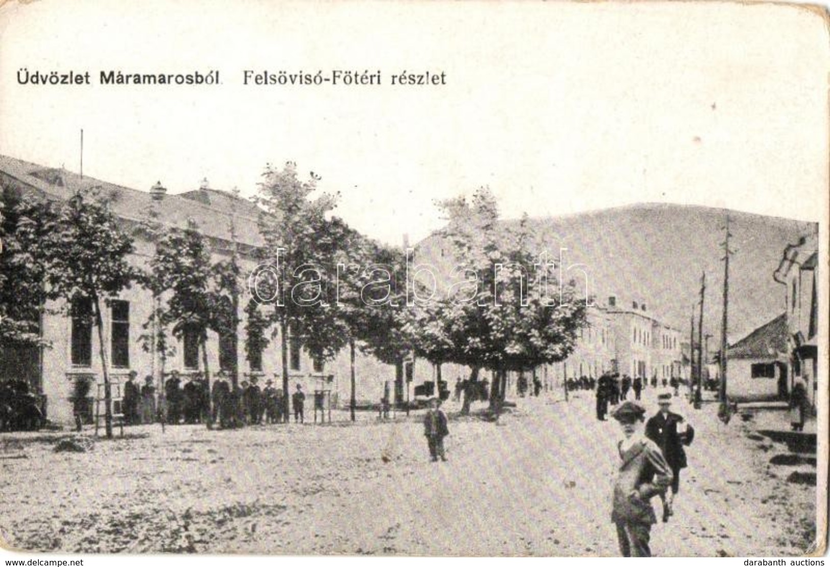 ** T2/T3 Felsővisó, Viseu De Sus (Máramaros); Fő Tér / Main Square  (EK) - Sin Clasificación