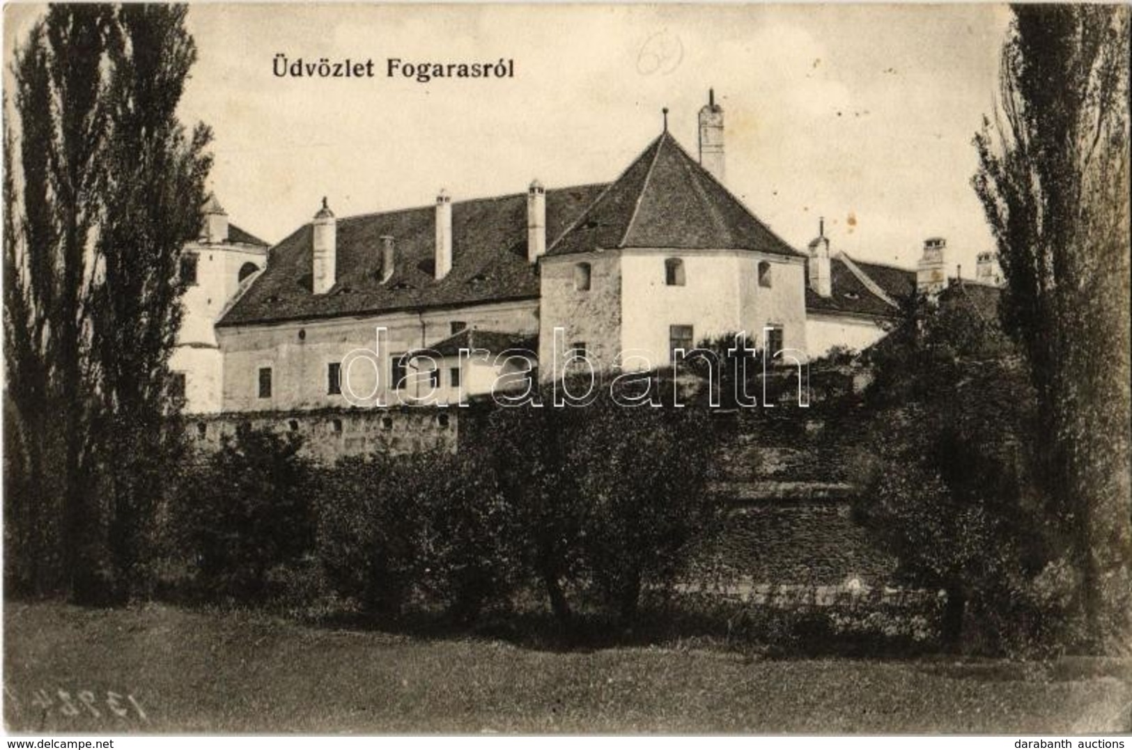 T2/T3 1916 Fogaras, Fagaras; Vár. Kiadja G. Egel / Cetatea Fagarasului / Castle (EK) - Sin Clasificación