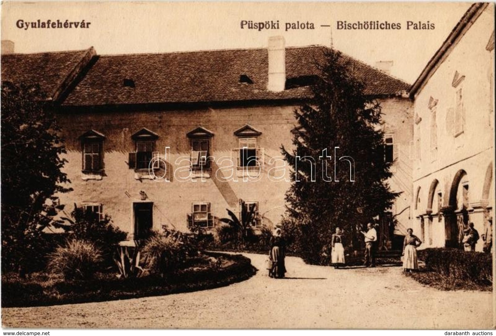 T2 Gyulafehérvár, Karlsburg, Alba Iulia; Püspöki Palota. Petri F. W. Kiadása / Bischöfliches Palais / Bishop's Palace - Zonder Classificatie