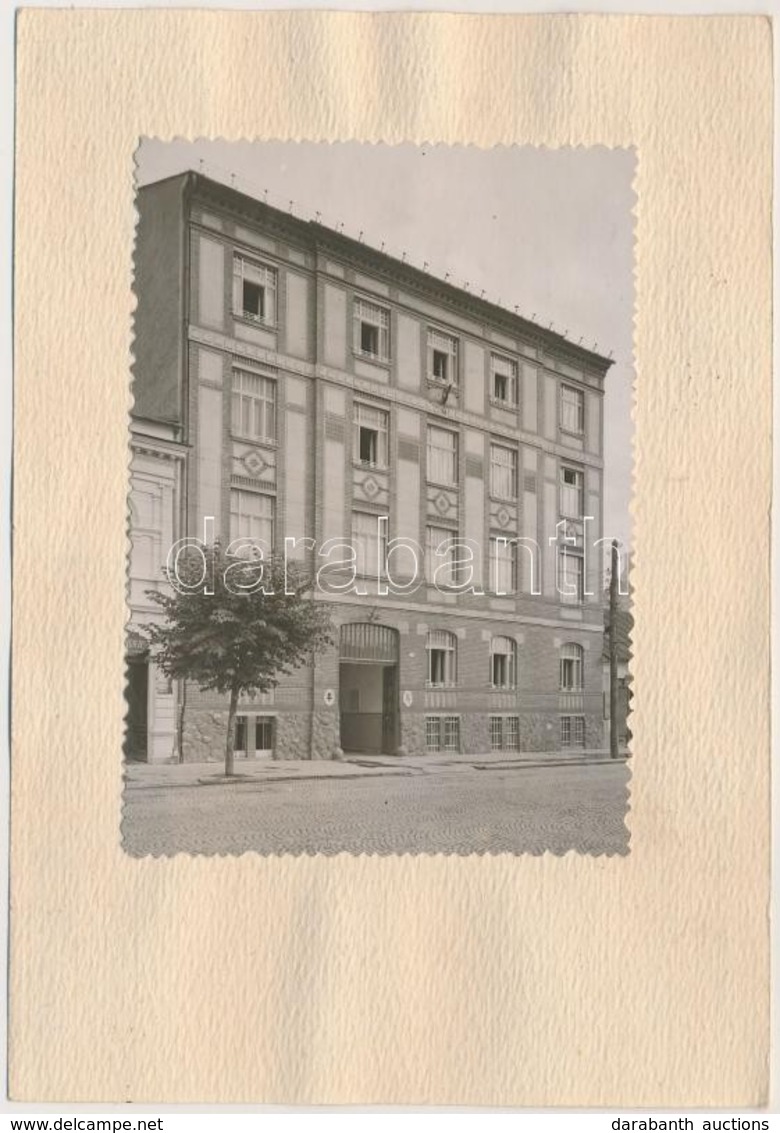 T2/T3 1942 Kolozsvár, Cluj; Szilágyi Erzsébet Egyházi Leányotthon / Girl Institute. Photo Glued On Postcard - Zonder Classificatie