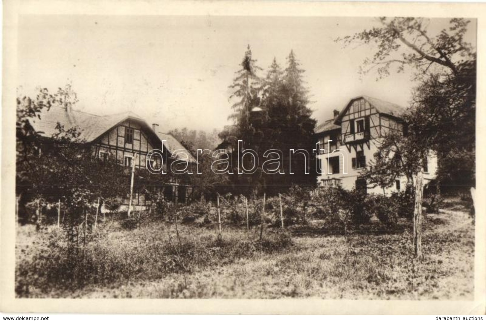 T2/T3 1940 Nagybánya, Baia Mare; Wágner Szanatórium / Sanatorium + '1940 Nagybánya Visszatért' So. Stpl (EK) - Zonder Classificatie