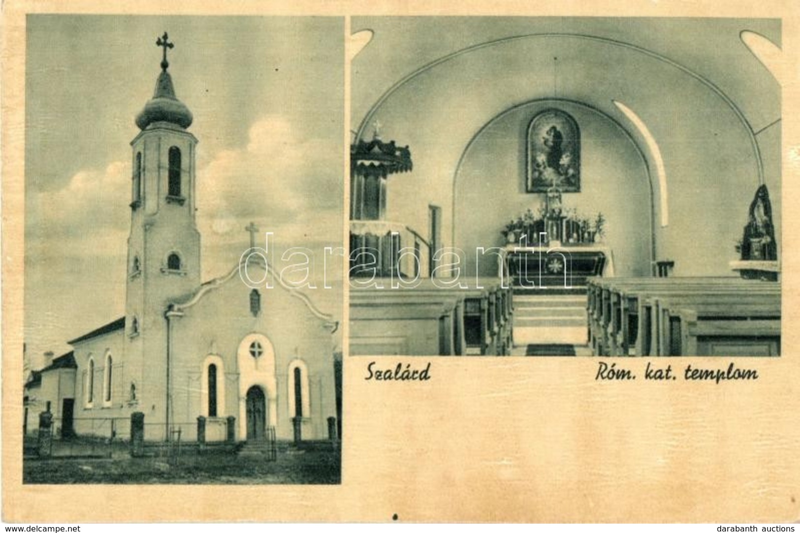 ** T2/T3 Szalárd, Salard; Római Katolikus Templom, Belső / Church Interior  (EK) - Sin Clasificación