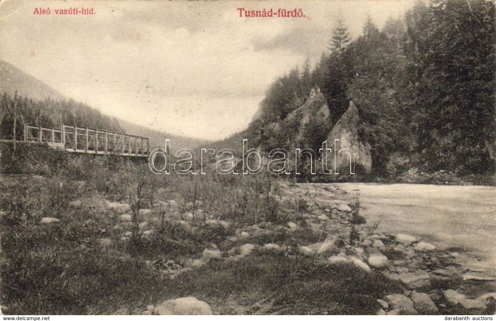 * T2/T3 Tusnádfürdő, Baile Tusnad; Alsó Vasúti Híd / Railway Bridge (EK) - Unclassified