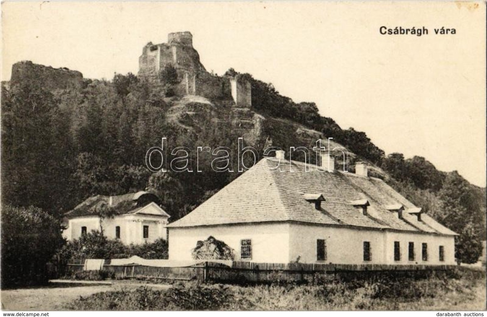 ** T2 Csábrágvarbók, Cabradsky Vrbovok; Csábrág Vára / Hrad Cabrad / Castle - Unclassified