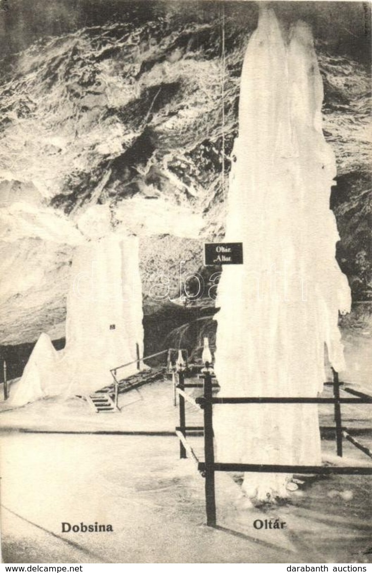 ** T2 Dobsina, Jégbarlang Belső, Oltár / Ice Cave Interior, Altar - Non Classés