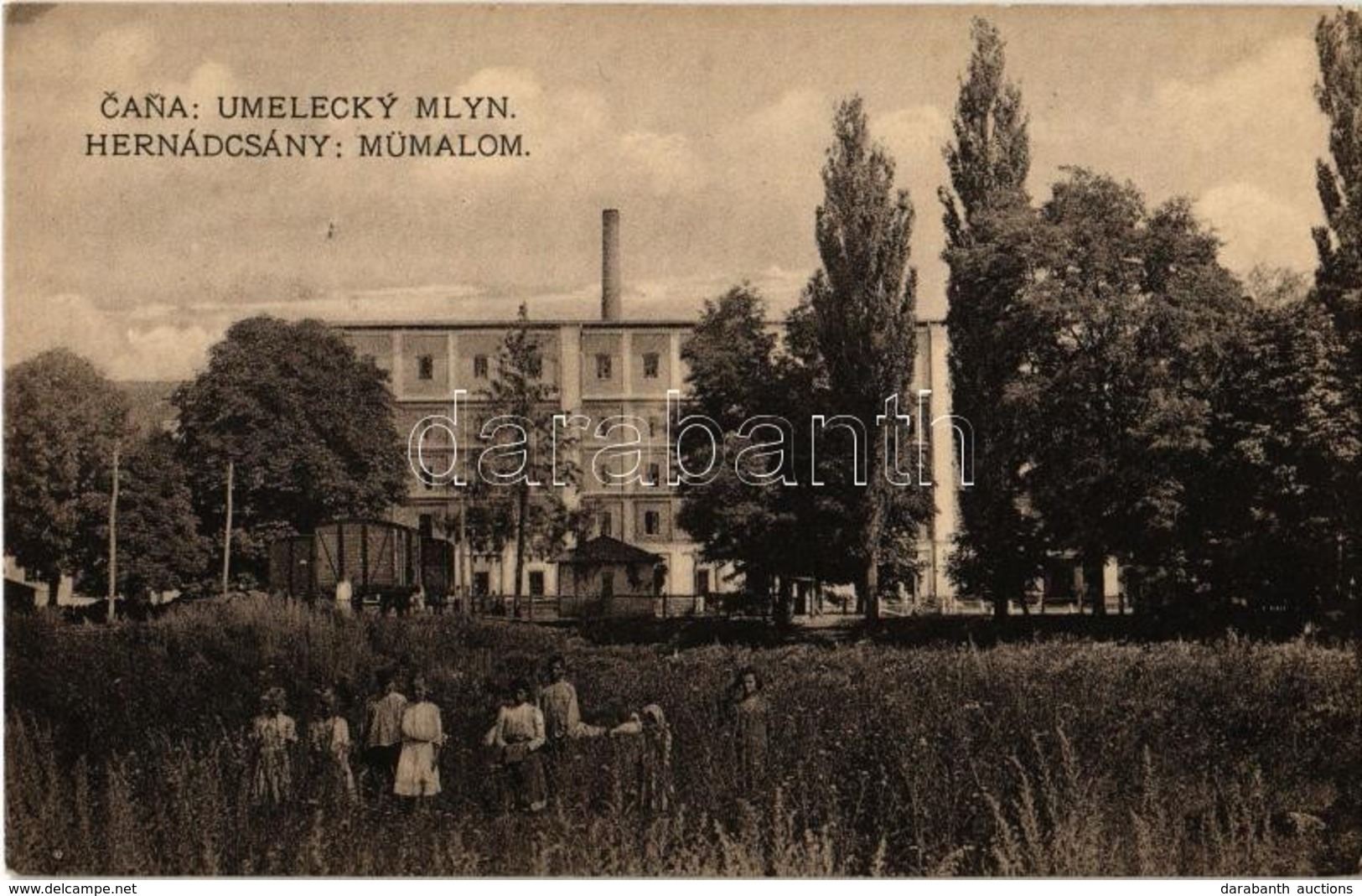 ** T2 Hernádcsány, Csany, Cana; Umelecky Mlyn / Műmalom, Gőzmalom / Steam Mill - Ohne Zuordnung