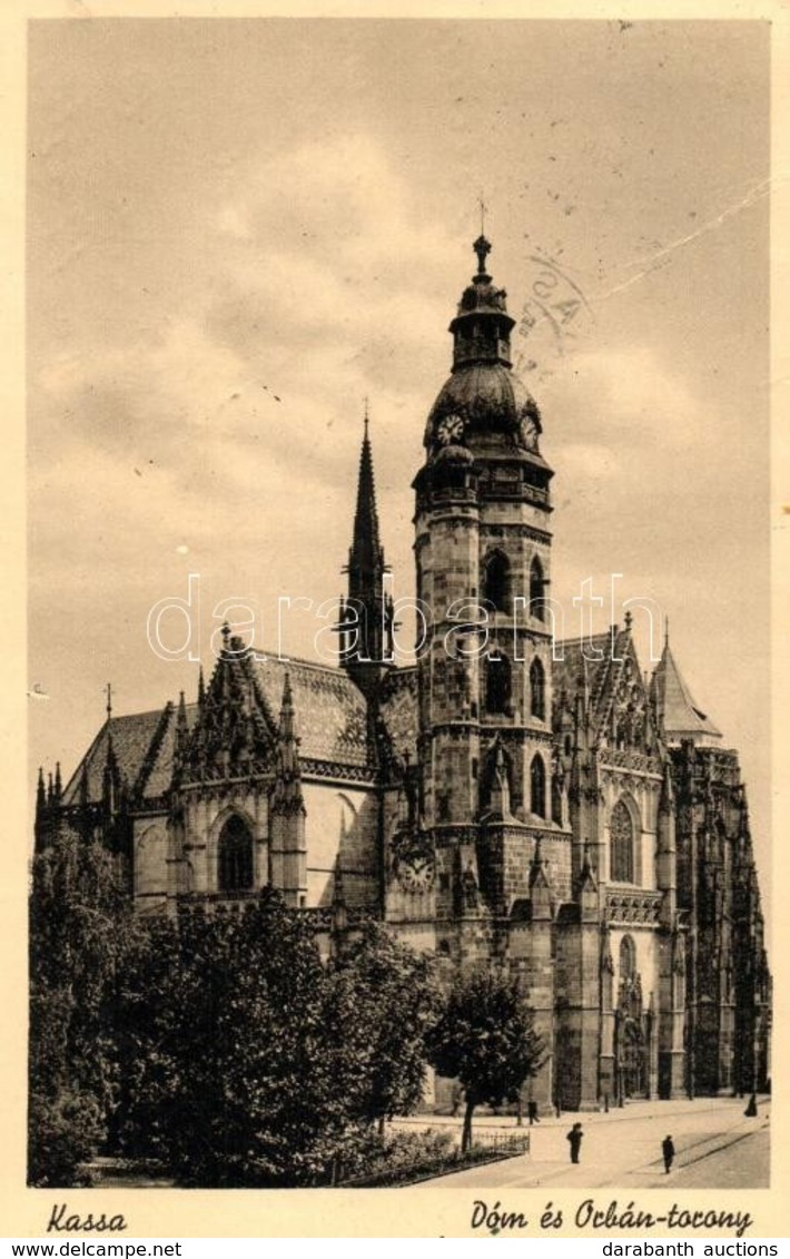 T3 Kassa, Kosice; Dóm és Orbán-torony / Dome Church, Tower (fa) - Ohne Zuordnung