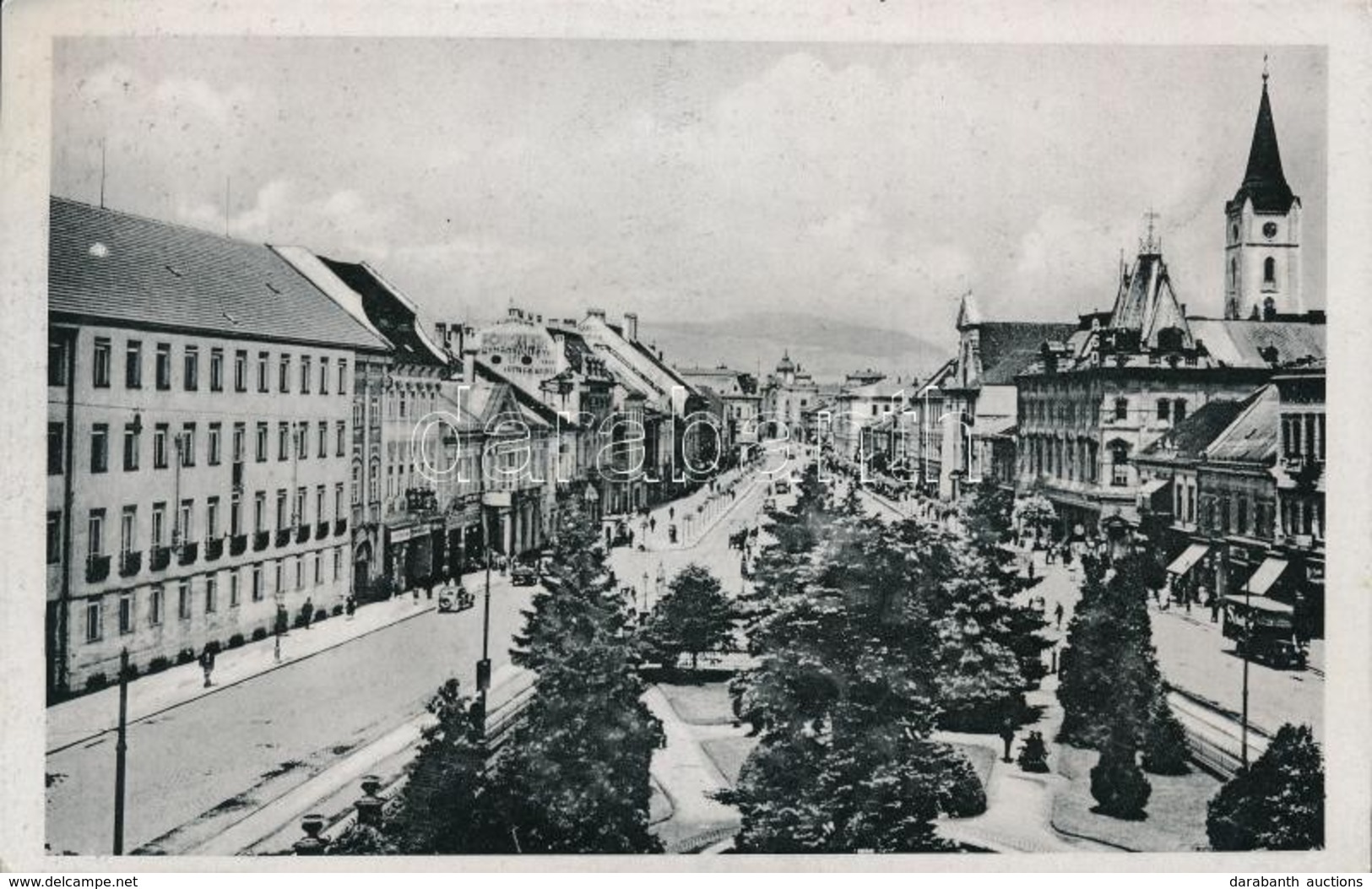 T2 Kassa, Kosice; Stefánik Utca / Stefánikova Ulica / Street, 'vissza' So. Stpl - Sin Clasificación