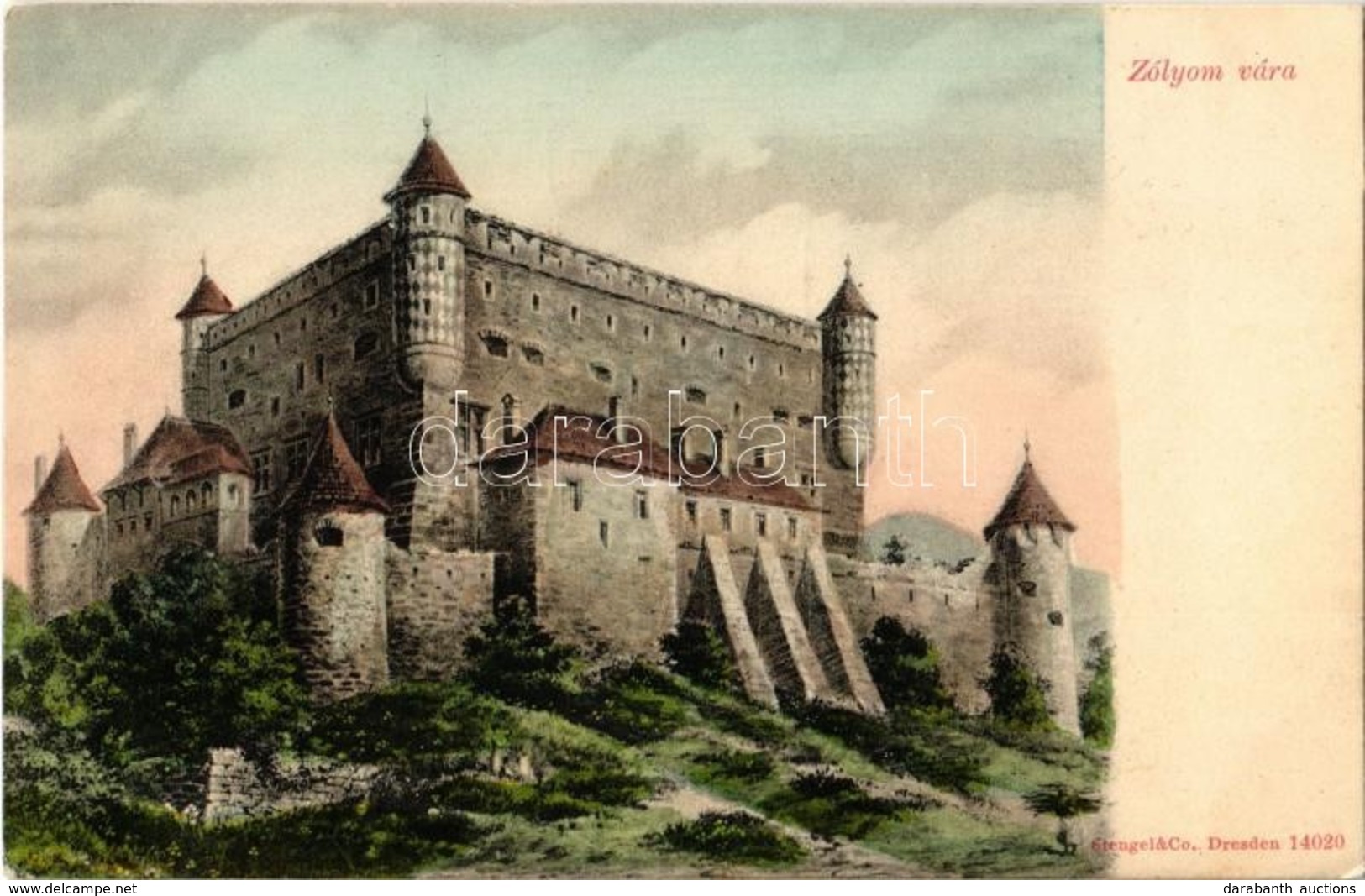 ** T2 Zólyom, Zvolen; Vár / Zvolensky Hrad / Castle - Zonder Classificatie