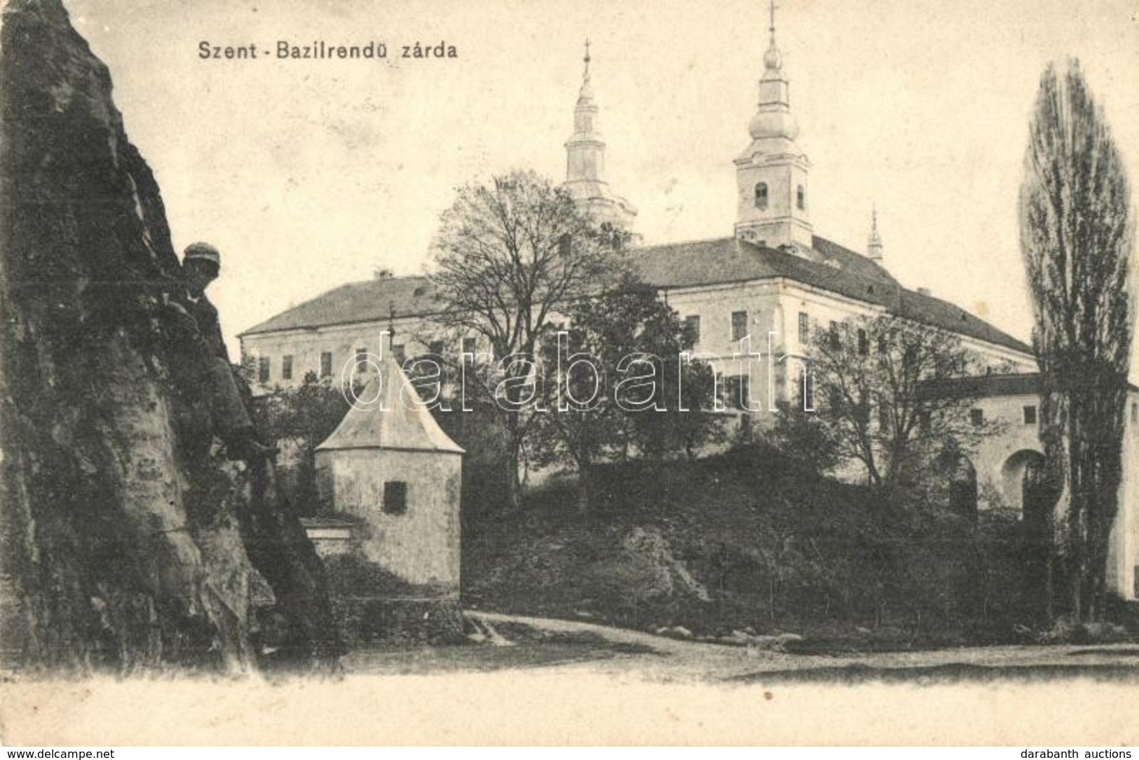 T2/T3 1907 Csernekhegy (Munkács, Mukacheve, Mukacevo); Bazil-rendi Zárda. Grósz Testvérek Kiadása / Chiostrodei Padri Ba - Zonder Classificatie