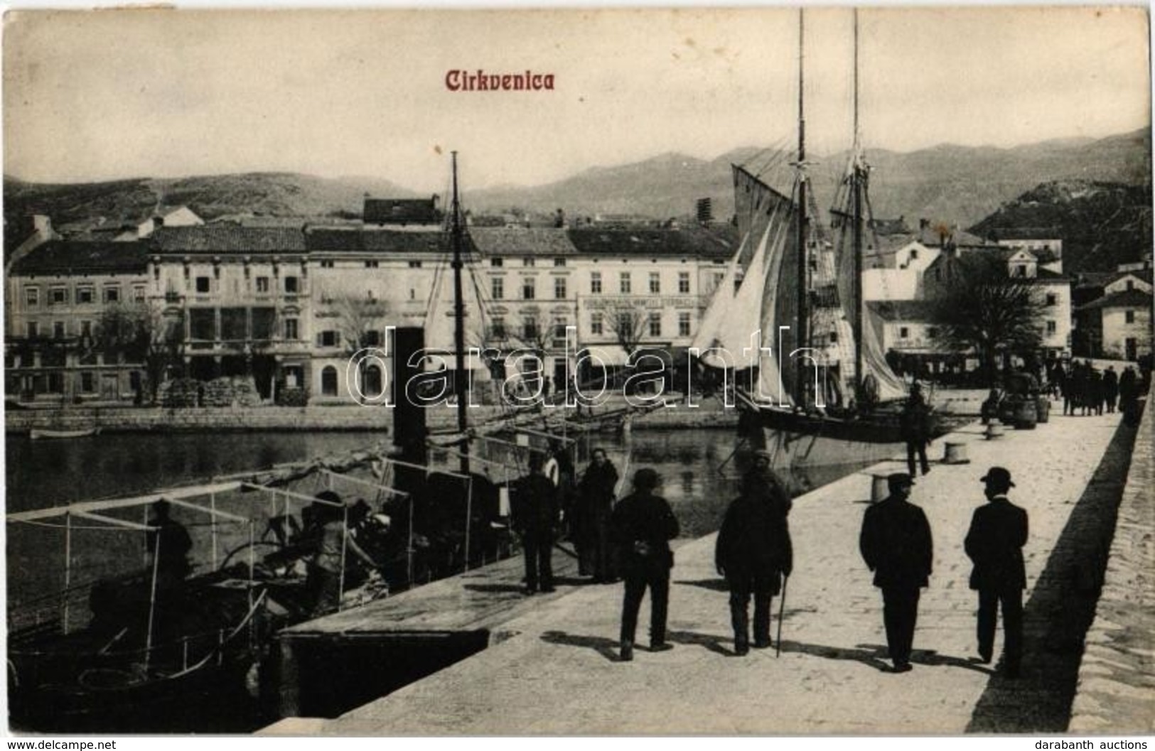 T2/T3 1914 Crikvenica, Cirkvenica; Port With Ships (fl) - Sin Clasificación