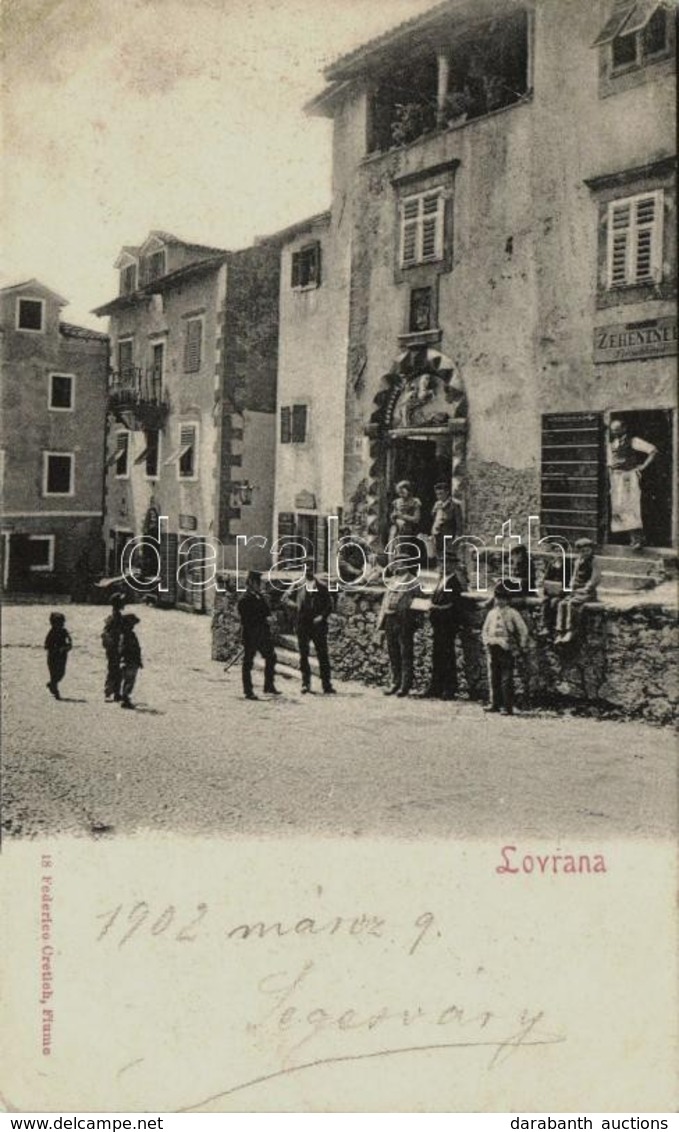 ** T1 Lovran, Lovrana; Street View With Shop - Ohne Zuordnung