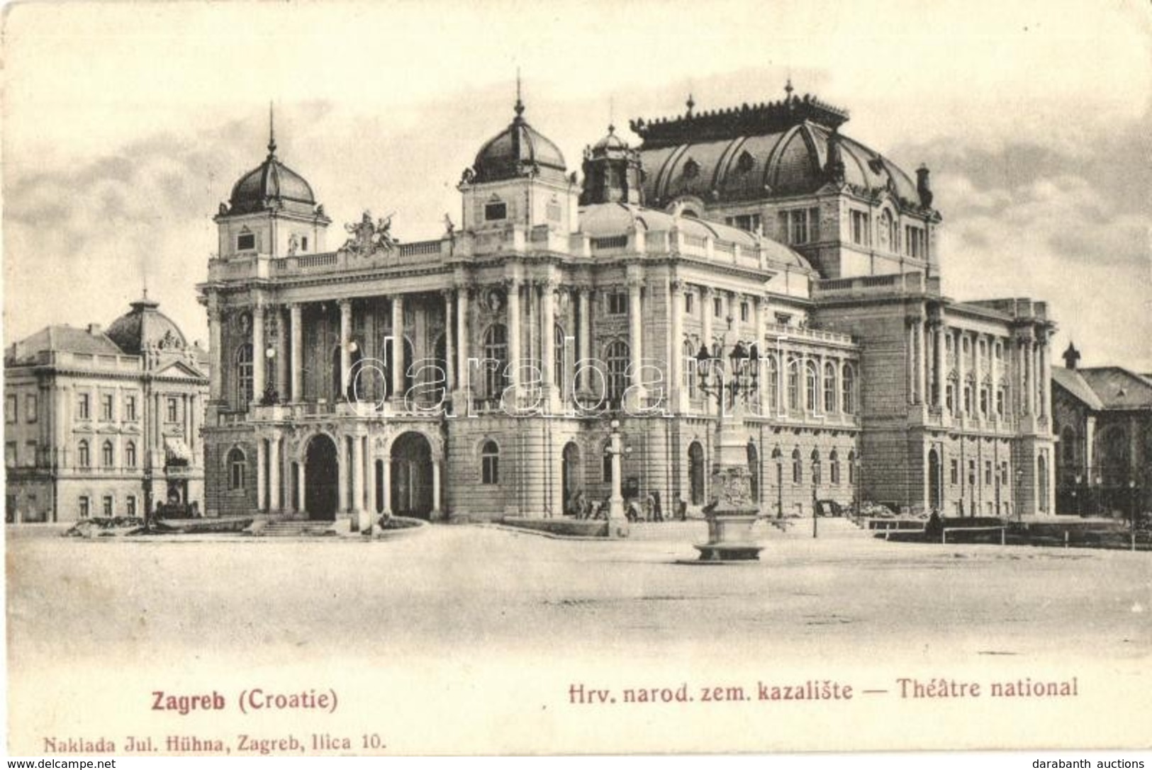 T2/T3 Zagreb, Hrv. Narod. Zem. Kazaliste / National Theatre  (EK) - Zonder Classificatie