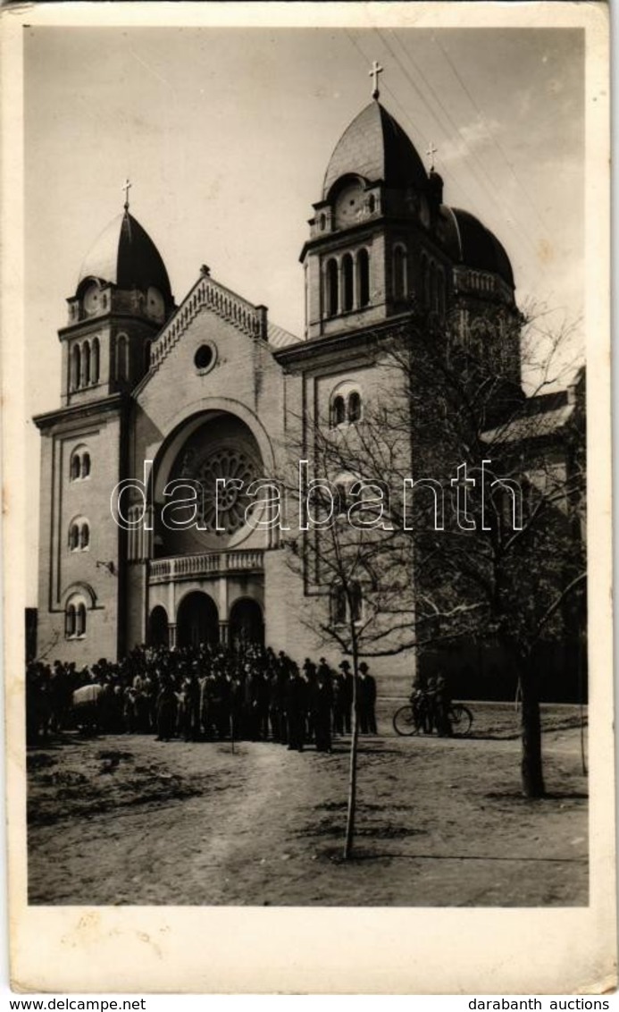 * T2/T3 Csantavér, Cantavir; Római Katolikus Templom, Kerékpár / Catholic Church, Bicycle (EK) - Non Classés