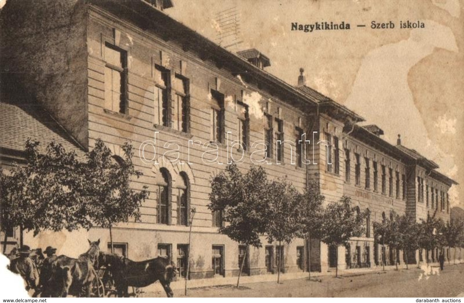 * T4 1914 Nagykikinda, Kikinda; Szerb Iskola / Serbian School (EM) - Unclassified