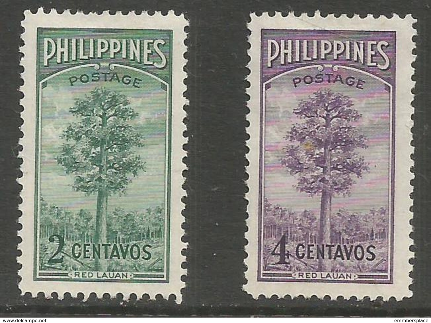 Philippines - 1950 Bureau Of Forestry MH *     Mi 506-7   Sc 540-1 - Philippinen