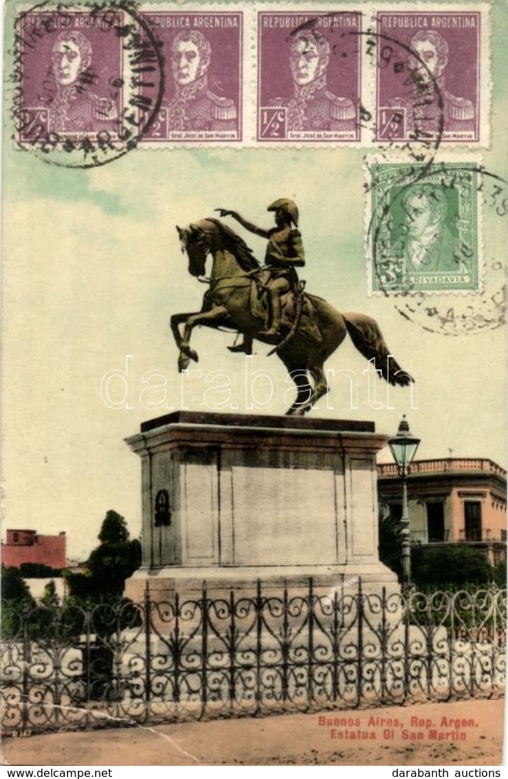 T3 Buenos Aires, Estatua Gl. San Martin / Statue (EB) - Ohne Zuordnung