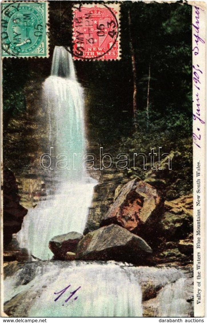 T3 1905 Wentworth Falls, Valley Of The Waters, Blue Mountains National Park. TCV Card (EK) - Sin Clasificación