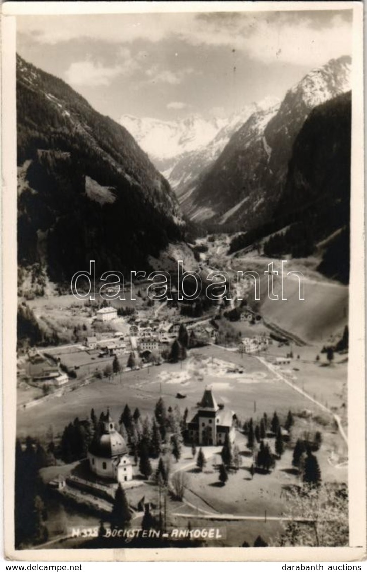 T2 1929 Bad Gastein, Böckstein, Ankogel / General View, Mountains - Unclassified