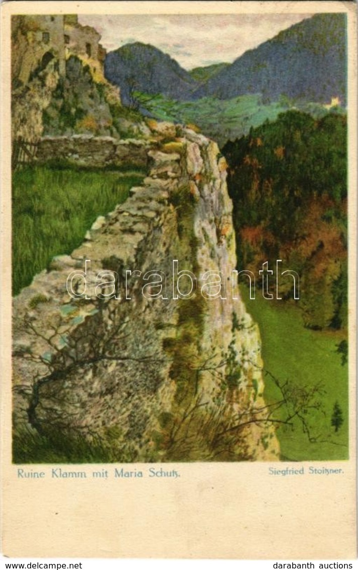 ** T2 Breitenstein, Ruine Klamm Mit Maria Schutz / Castle Ruins S: Siegfried Stoitzner - Sin Clasificación