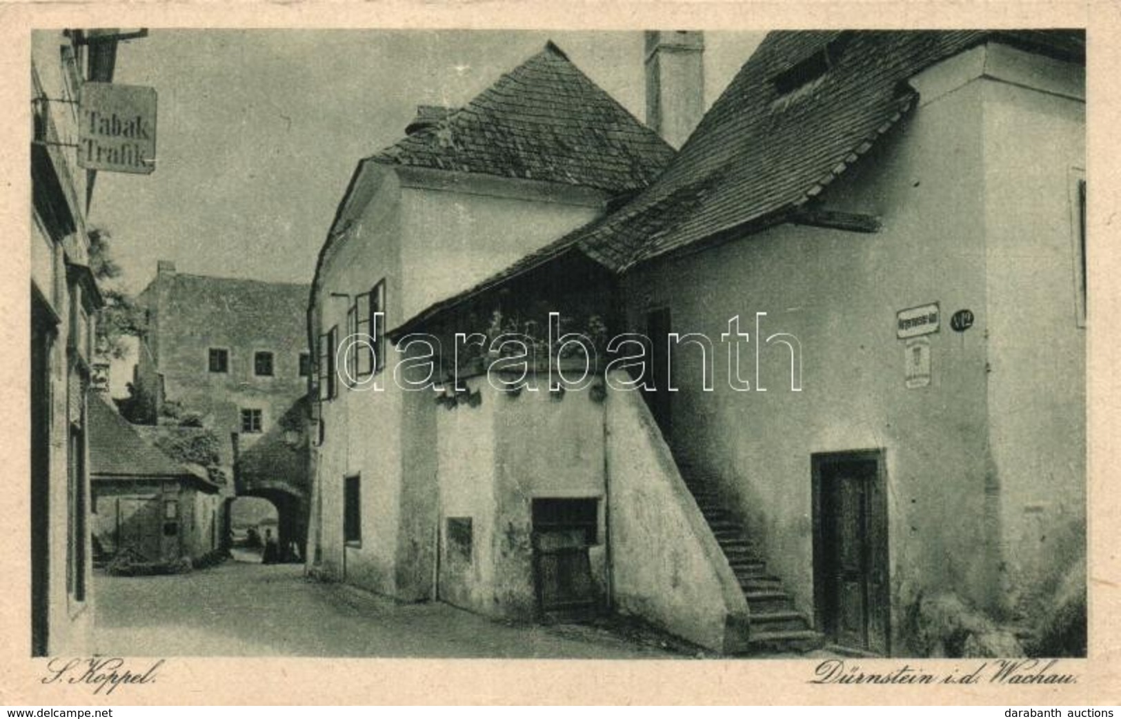 T3 Dürnstein In Der Wachau; Burgermeister-Amt, Tabak Trafik / Mayors Office, Tobacco Shop (fa) - Non Classés