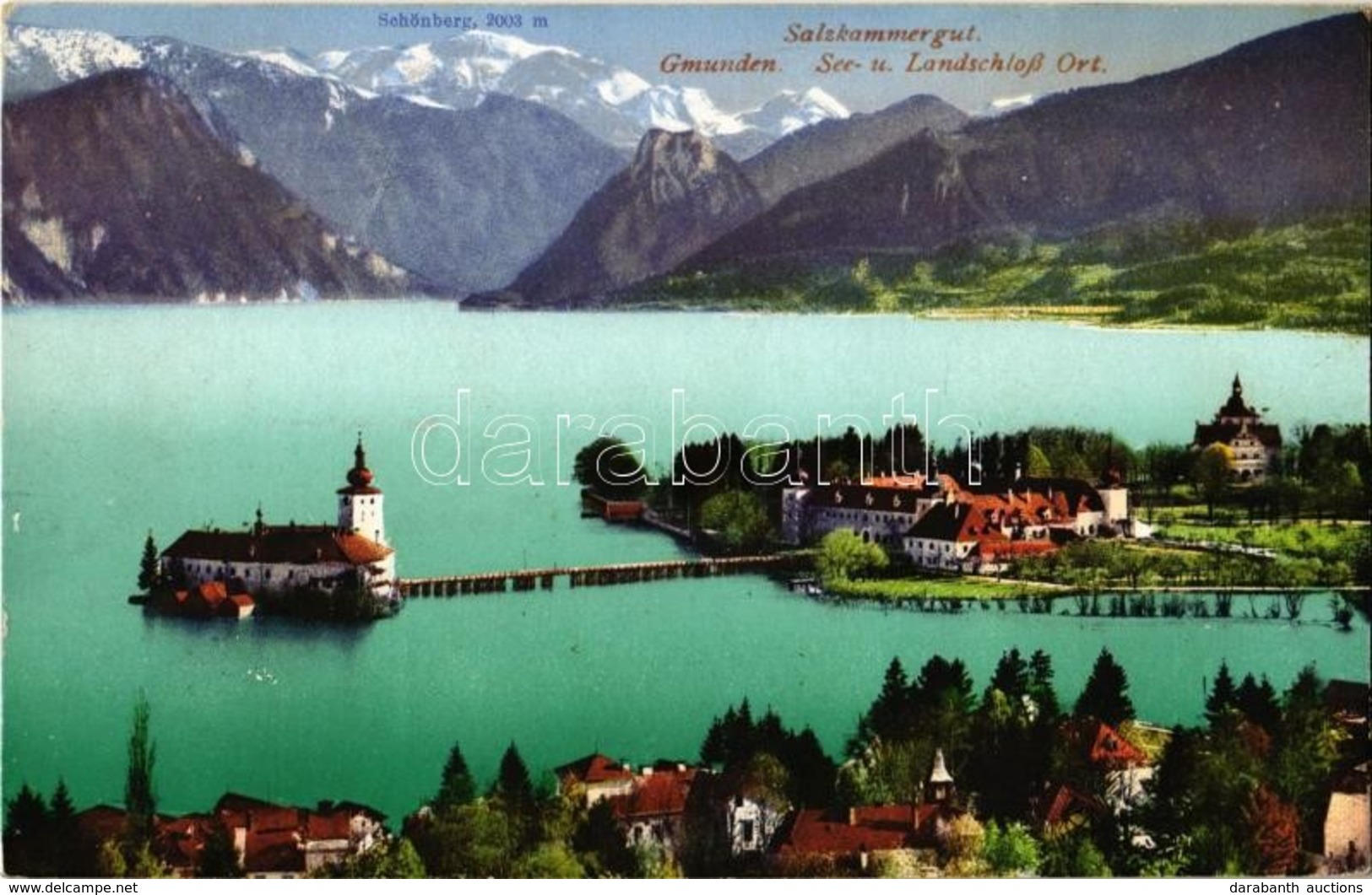 * T2 Gmunden, Salzkammergut, See- Und Landschloss Ort / Castle, Lake - Non Classés