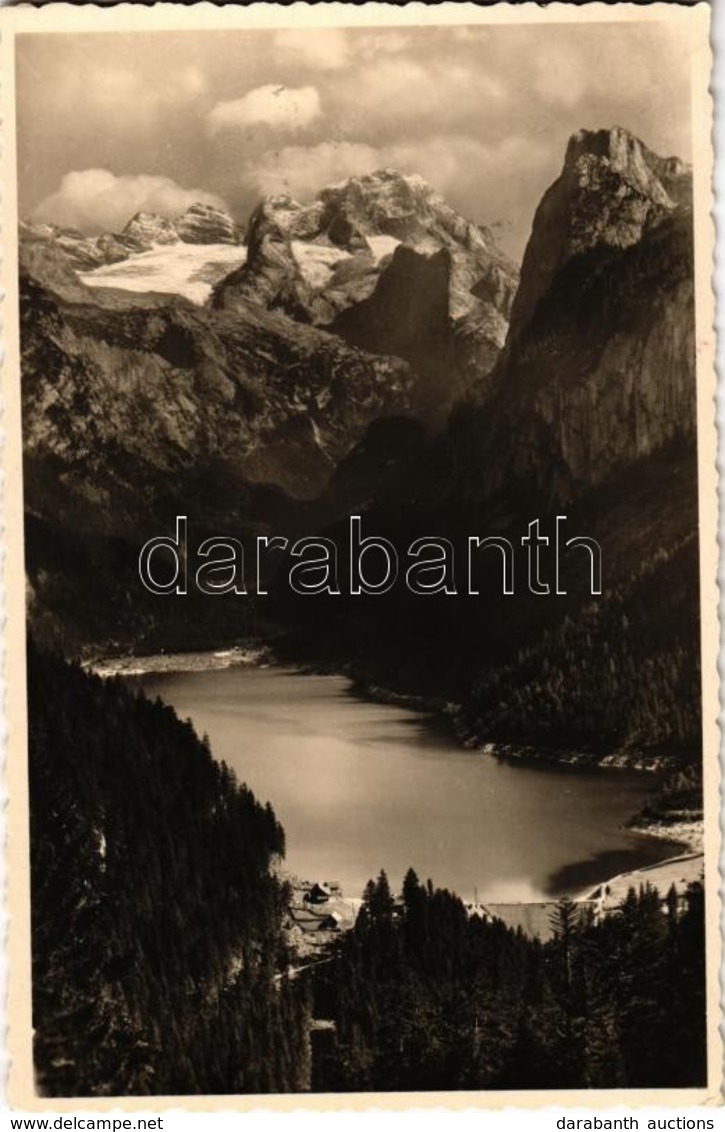 T1/T2 1936 Gosau, Gosausee Mit Dachstein  / Lake, Mountain - Ohne Zuordnung