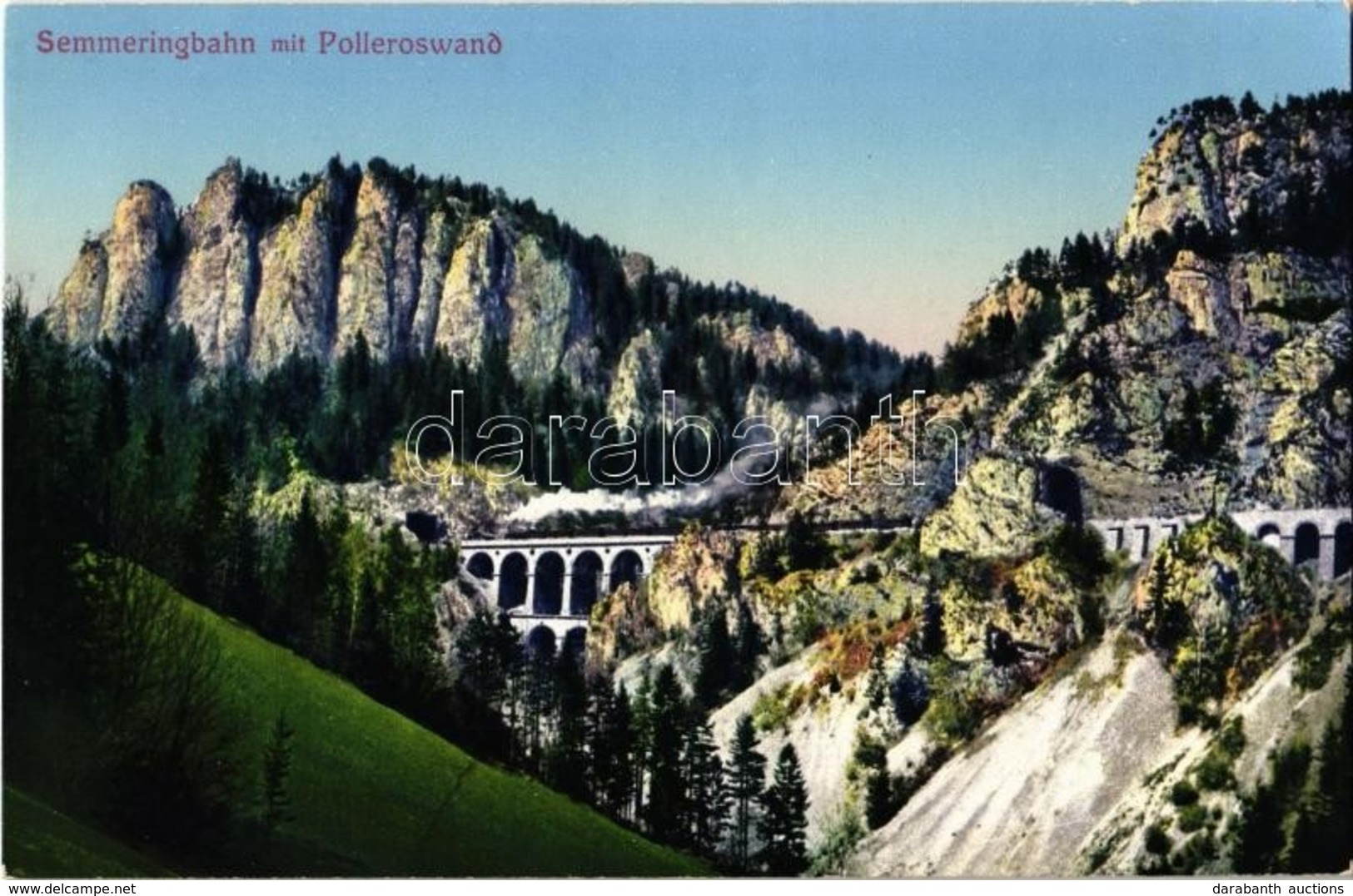 ** T1/T2 Semmering, Semmeringbahn Mit Polleroswand / Railway, Viaduct, Tunnel - Zonder Classificatie