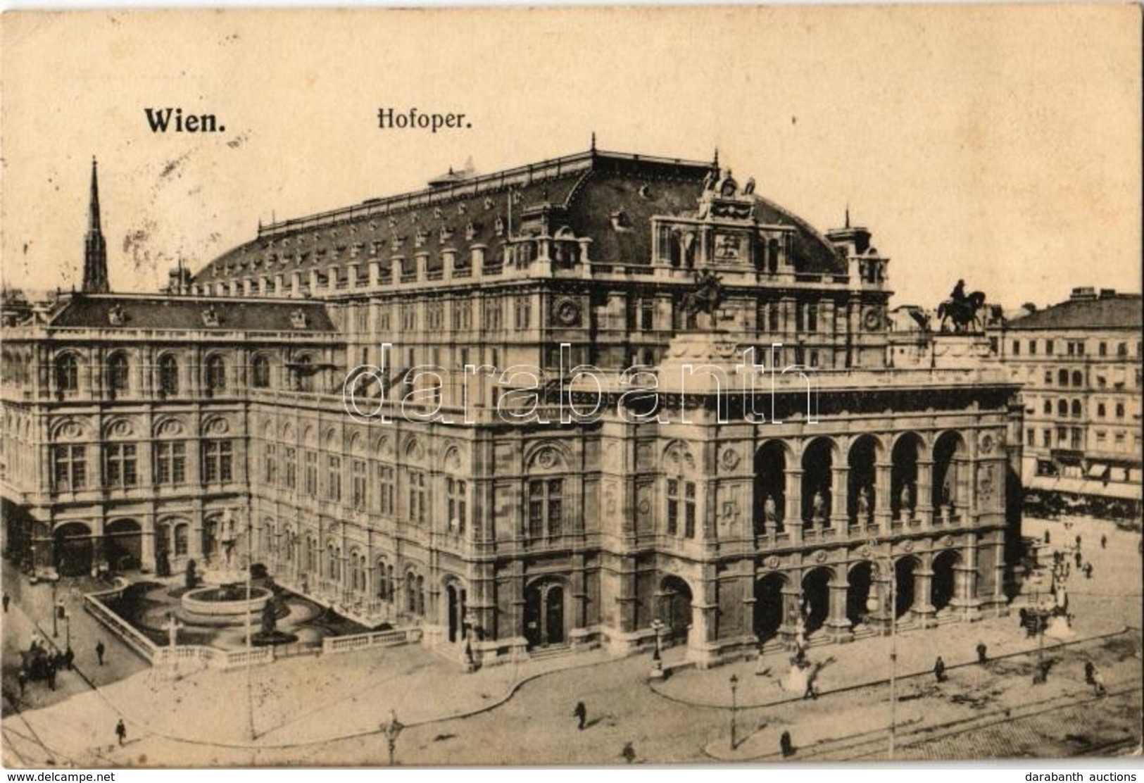 T2 1909 Vienna, Wien, Bécs I. Hofoper / Opera House, B.K.W.I. 524 - Zonder Classificatie