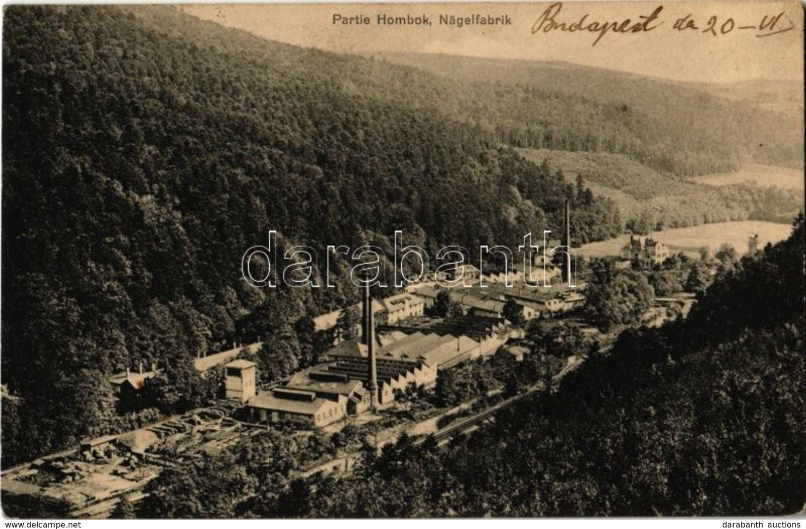 T2/T3 1911 Hlubocky, Hombok; Nägelfabrik / Nail Factory. Otto Kloss Fotograf (EK) - Ohne Zuordnung