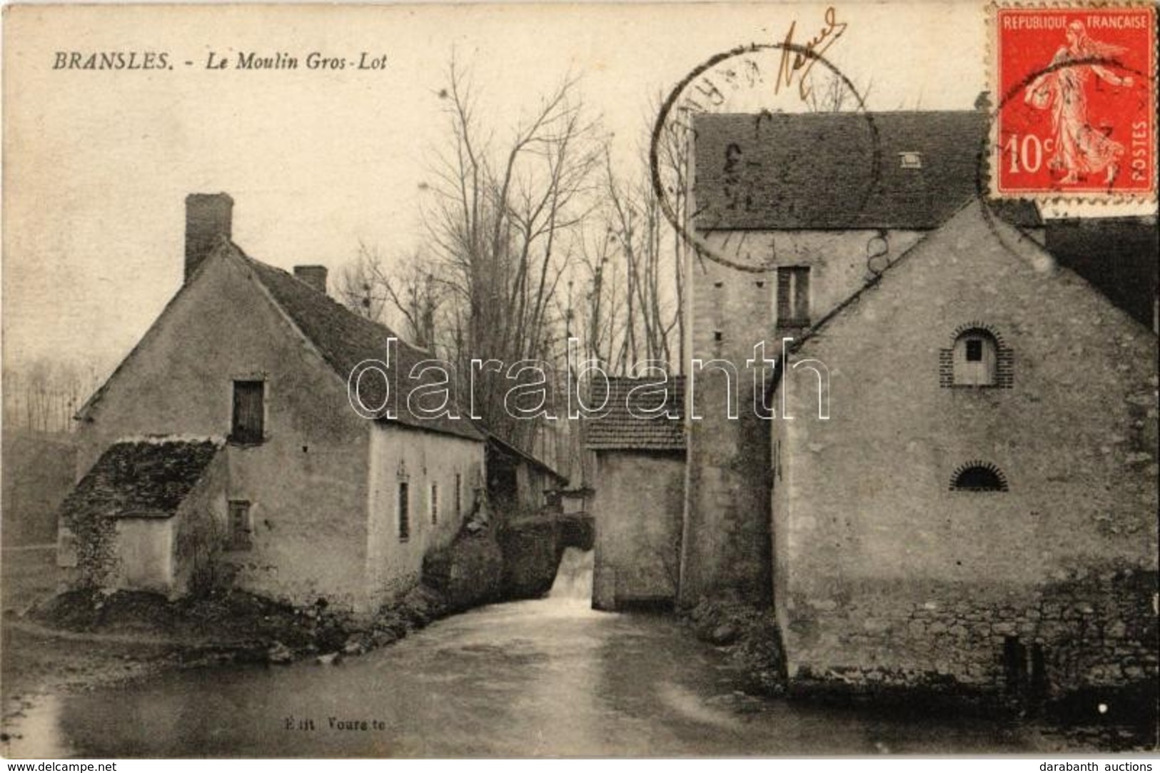 T2 1920 Bransles, Le Moulin Gros-Lot / Watermill. TCV Card - Unclassified