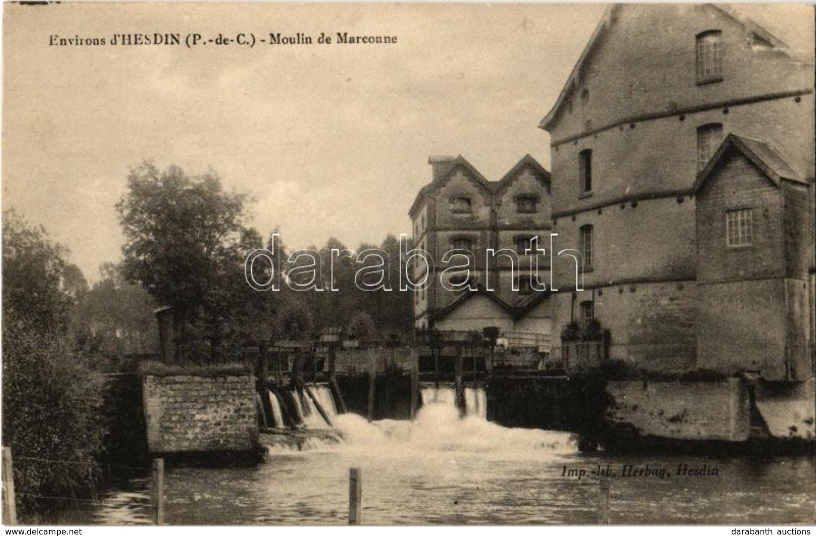 * T2 Hesdin, Moulin De Marconne / Watermill - Non Classés