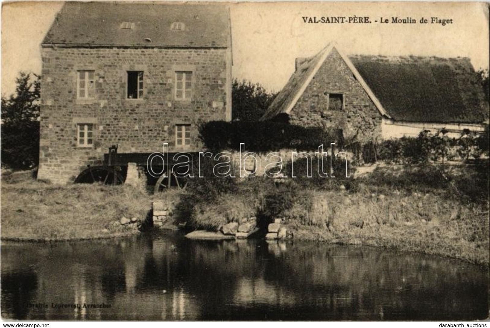 T2 1915 Le Val-Saint-Pere, Le Moulin De Flaget / Watermill - Ohne Zuordnung