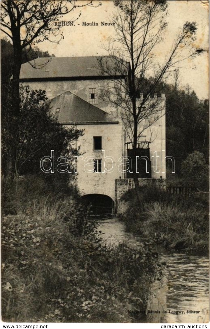 T2/T3 1909 Réhon, Moulin Neuve / Watermill (fl) - Zonder Classificatie