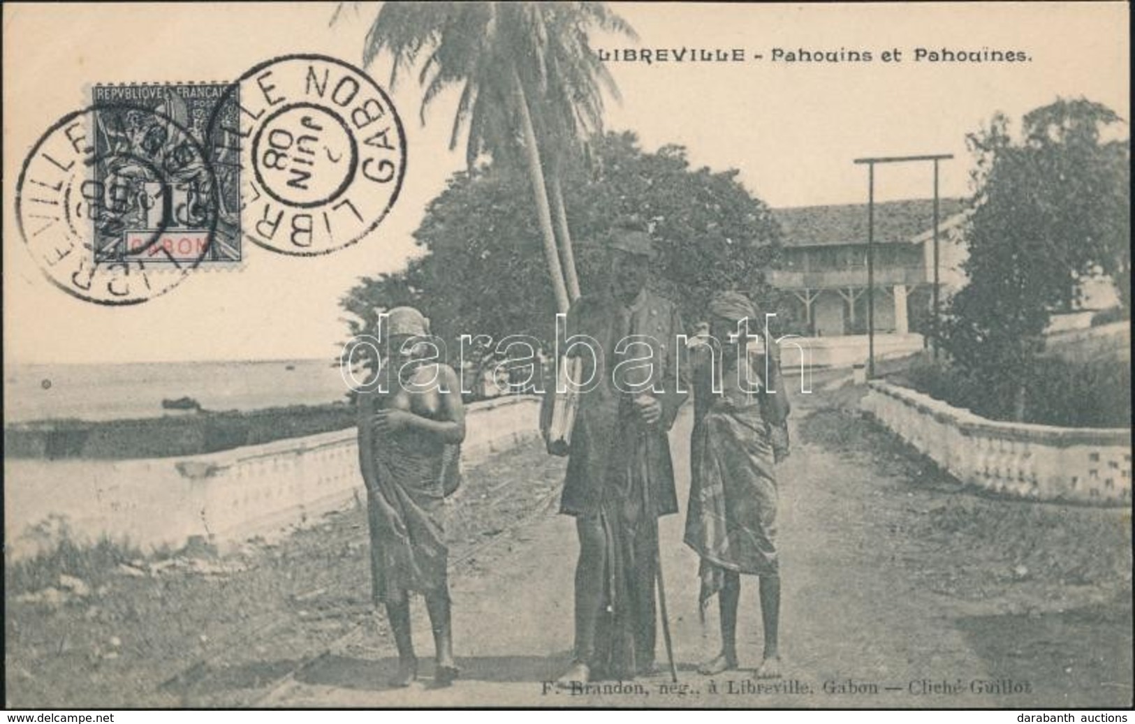 * T2 1908 Libreville, Pahouins Et Pahouines / Fang People, Folklore - Unclassified