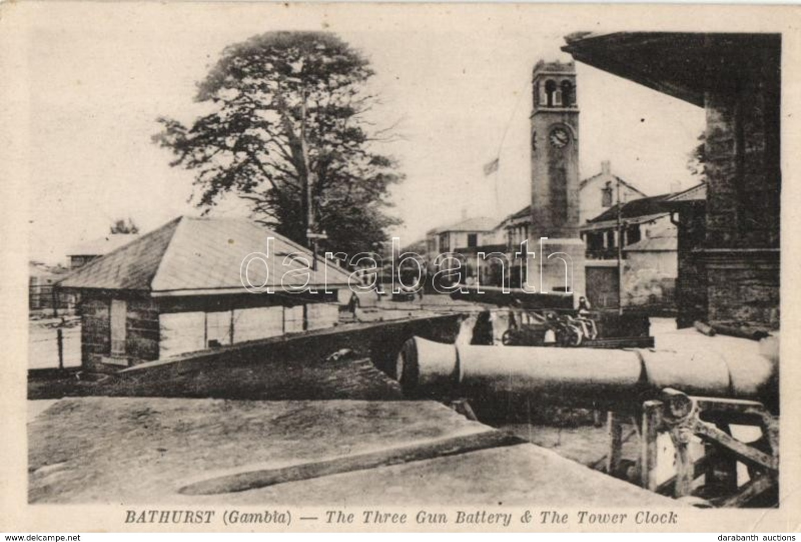 ** T2/T3 Banjul, Bathurst; The Three Gun Battery And The Tower Clock (EK) - Non Classés